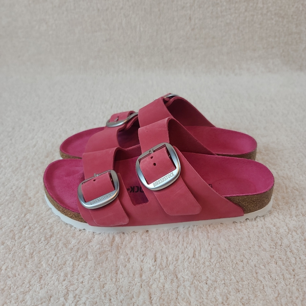 BIRKENSTOCK ARIZONA BIG BUCKLE FUCHSIA 37 Eur/ 6-6.5 US - Picture 4 of 9